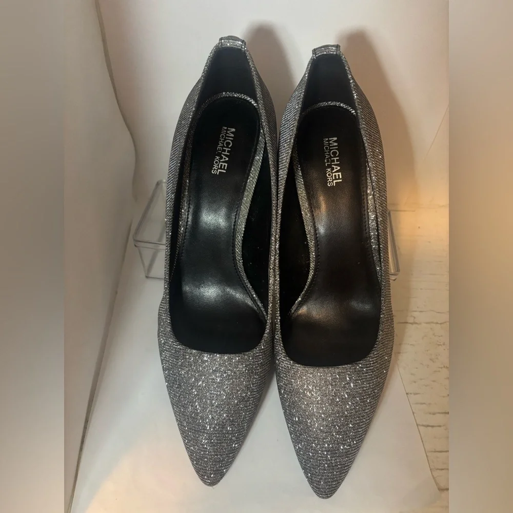 Michael Kors Women's Dorothy Flex Pump Black/Silver Size 8M
